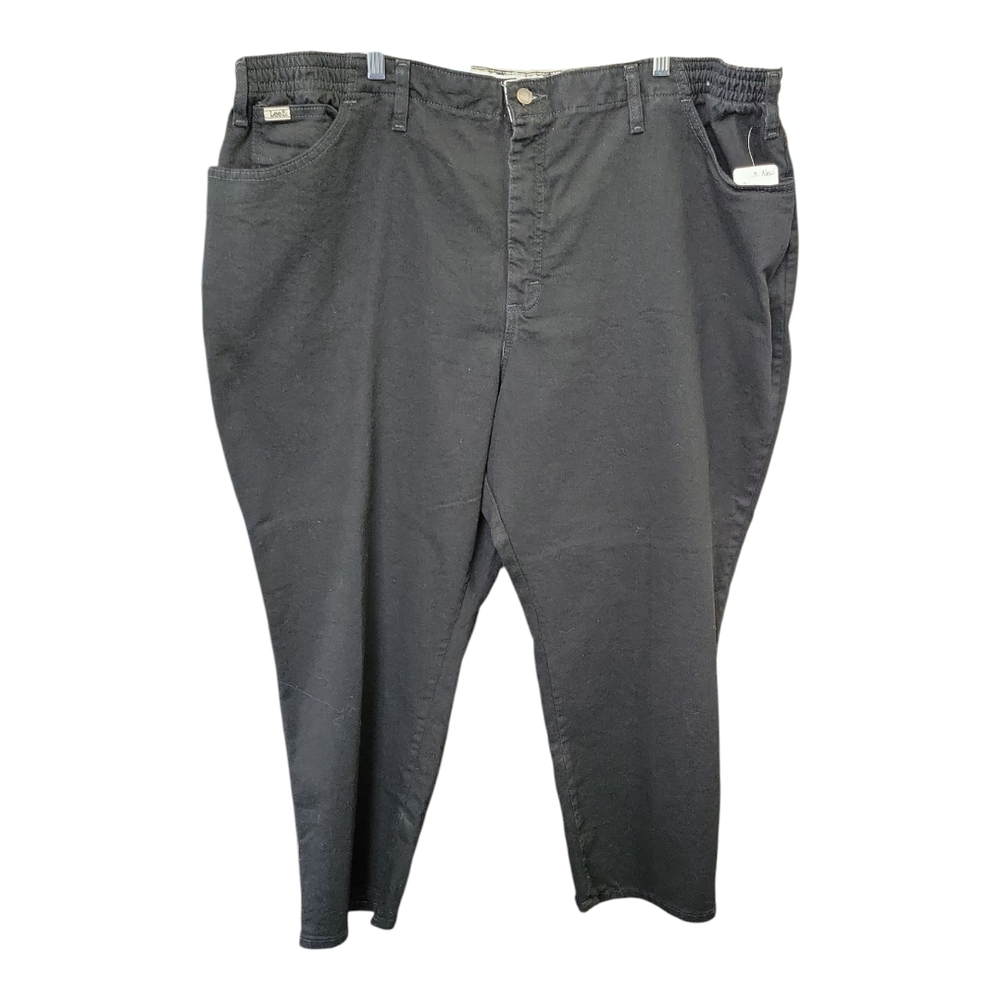 Lee High Rise Black Jeans Timeless Design Size 28 PETITE